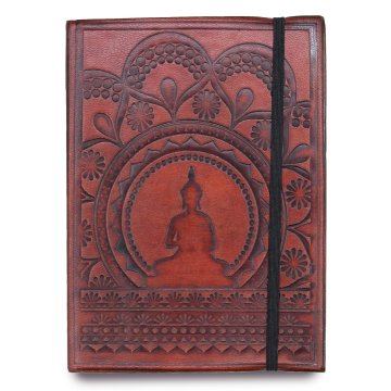 Malý zápisník s popruhem - Tibetská mandala