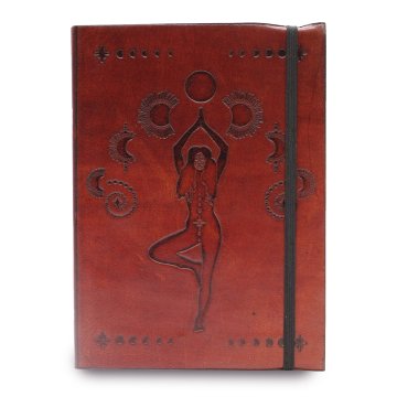 Střední notebook s popruhem - Kosmická bohyně