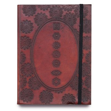 Malý zápisník s popruhem - Čakrová mandala